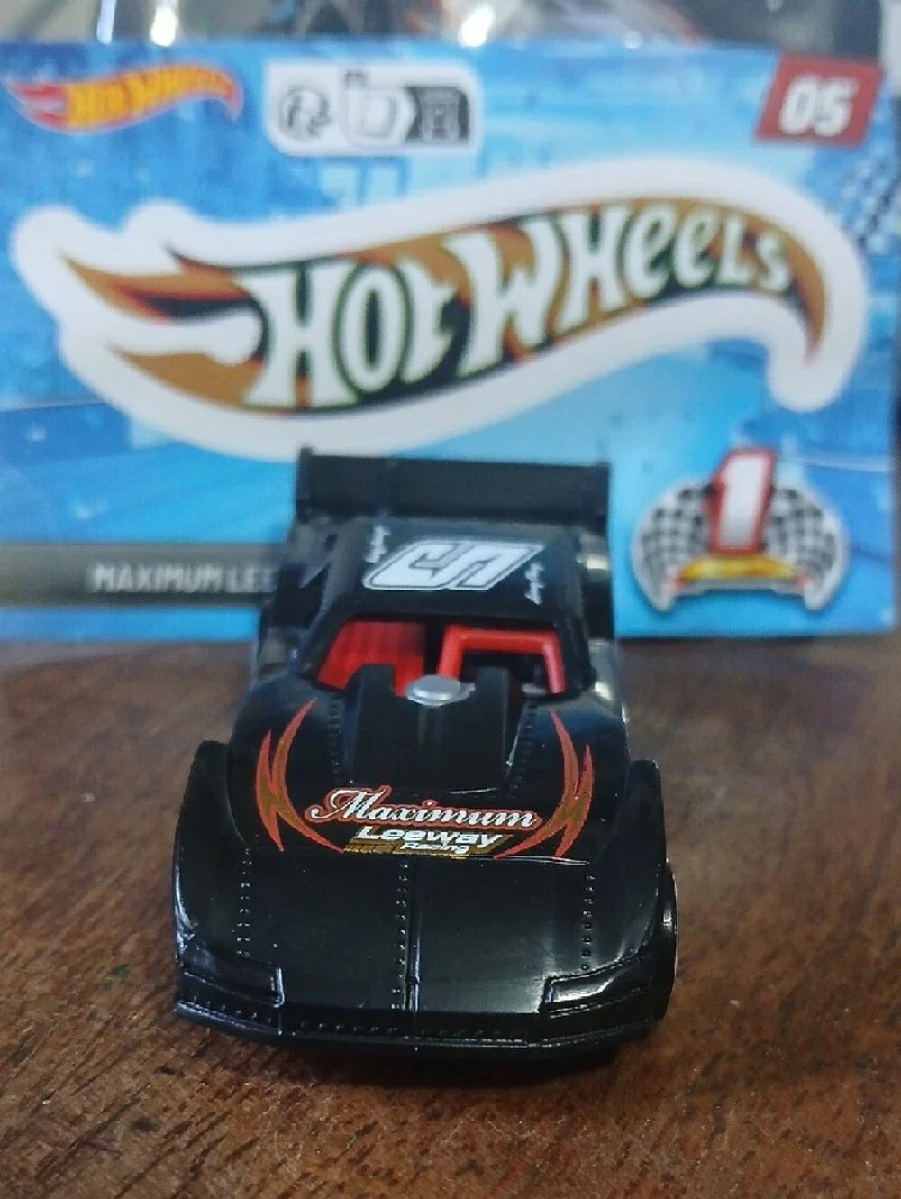 Maximum Leeway- Hot Wheels Black & Red Race Car